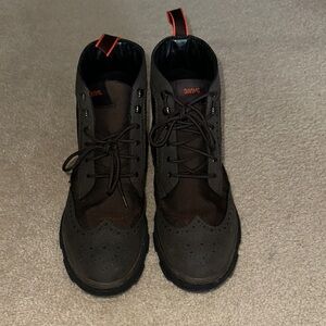 SWIMS Men's Brown Brogue Lace-Up Shoes